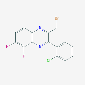 2-(Bromomethyl)-3-(2-chlorophenyl)-5,6-difluoroquinoxaline