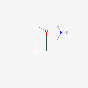 (1-Methoxy-3,3-dimethylcyclobutyl)methanamine