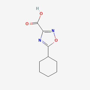 5-Cyclohexyl-1,2,4-oxadiazole-3-carboxylic acid