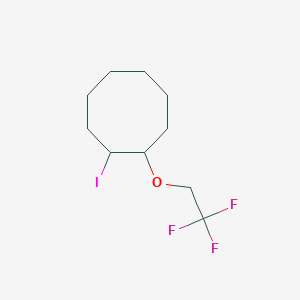 1-Iodo-2-(2,2,2-trifluoroethoxy)cyclooctane