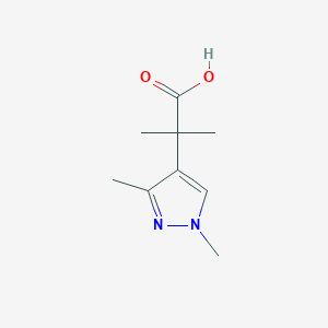 2-(1,3-Dimethyl-1H-pyrazol-4-yl)-2-methylpropanoic acid