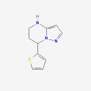 7-(Thiophen-2-yl)-4H,5H,6H,7H-pyrazolo[1,5-a]pyrimidine