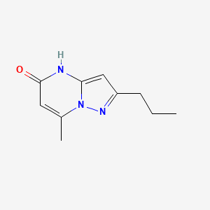 7-methyl-2-propyl-4H,5H-pyrazolo[1,5-a]pyrimidin-5-one