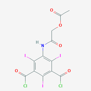 B130759 5-[[2-(Acetyloxy)acetyl]amino]-2,4,6-triiodo-1,3-benzenedicarbonyl dichloride CAS No. 78314-12-2