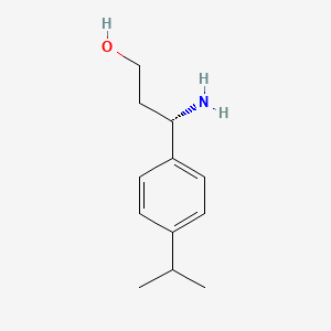 (3S)-3-Amino-3-[4-(methylethyl)phenyl]propan-1-OL