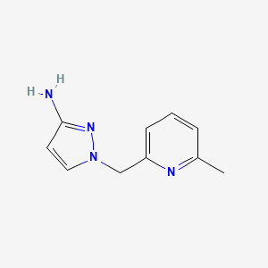 1-[(6-Methylpyridin-2-yl)methyl]-1H-pyrazol-3-amine