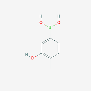 molecular formula C7H9BO3 B1307599 3-Hydroxy-4-methylphenylboronic acid CAS No. 216019-35-1