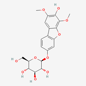 molecular formula C20H22O10 B13076028 Fortuneanoside G 