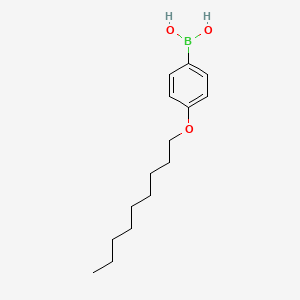 molecular formula C15H25BO3 B1307604 (4-(Nonyloxy)phenyl)boronic acid CAS No. 173392-87-5