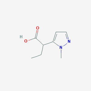 2-(1-methyl-1H-pyrazol-5-yl)butanoic acid