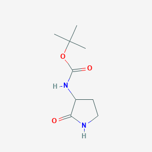 molecular formula C9H16N2O3 B1307607 tert-Butyl (2-oxopyrrolidin-3-yl)carbamate CAS No. 99780-97-9