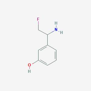 3-(1-Amino-2-fluoroethyl)phenol