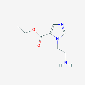 Ethyl 1-(2-aminoethyl)-1H-imidazole-5-carboxylate