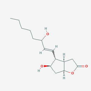 (3aR,4R,5R,6aS)-5-hydroxy-4-[(E)-3-hydroxyoct-1-enyl]-3,3a,4,5,6,6a-hexahydrocyclopenta[b]furan-2-one