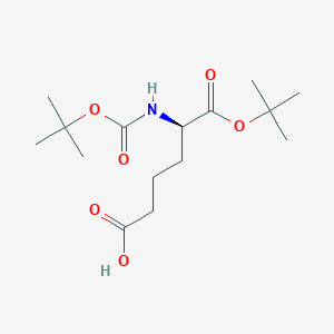 (R)-6-(tert-Butoxy)-5-((tert-butoxycarbonyl)amino)-6-oxohexanoicacid