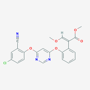 (E)-Methyl 2-(2-((6-(4-chloro-2-cyanophenoxy)pyrimidin-4-yl)oxy)phenyl)-3-methoxyacrylate