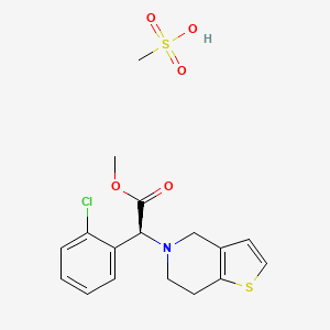 (S)-Methyl 2-(2-chlorophenyl)-2-(6,7-dihydrothieno[3,2-c]pyridin-5(4H)-yl)acetate methanesulfonate