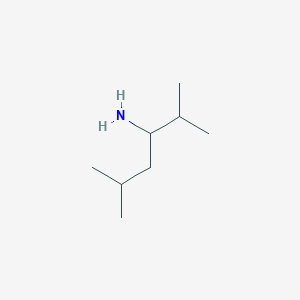 molecular formula C8H19N B13076209 2,5-Dimethylhexan-3-amine 