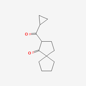 2-Cyclopropanecarbonylspiro[4.4]nonan-1-one