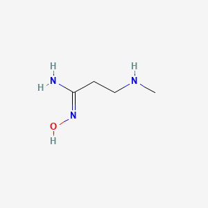 (1Z)-N'-hydroxy-3-(methylamino)propanimidamide