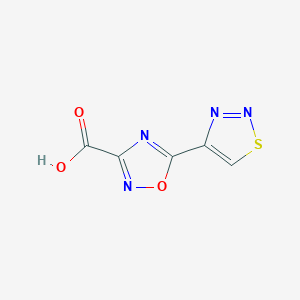 5-(1,2,3-Thiadiazol-4-yl)-1,2,4-oxadiazole-3-carboxylic acid