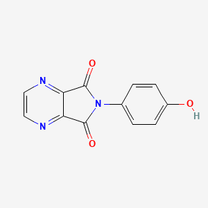 6-(4-hydroxyphenyl)-5H-pyrrolo[3,4-b]pyrazine-5,7(6H)-dione