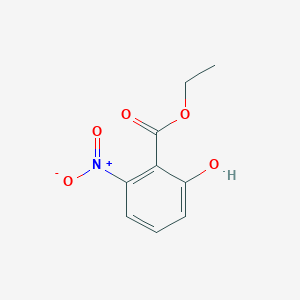 molecular formula C9H9NO5 B13076279 Ethyl 2-hydroxy-6-nitrobenzoate 