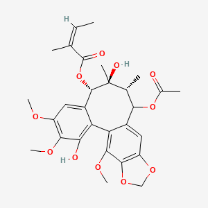 molecular formula C29H34O11 B13076280 SchizanrinG 