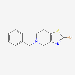 molecular formula C13H13BrN2S B13076285 5-Benzyl-2-bromo-4,5,6,7-tetrahydrothiazolo[4,5-c]pyridine CAS No. 1244991-38-5