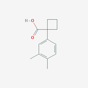 1-(3,4-Dimethylphenyl)cyclobutane-1-carboxylic acid