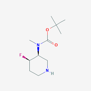 tert-ButylN-[(3S,4R)-4-fluoropiperidin-3-yl]-N-methylcarbamate