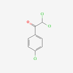 molecular formula C8H5Cl3O B1307633 2,2-Dichloro-1-(4-chlorophenyl)ethanone CAS No. 5157-57-3