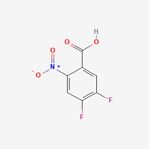 molecular formula C7H3F2NO4 B1307636 4,5-二氟-2-硝基苯甲酸 CAS No. 20372-63-8