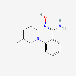 N'-Hydroxy-2-(3-methylpiperidin-1-yl)benzimidamide