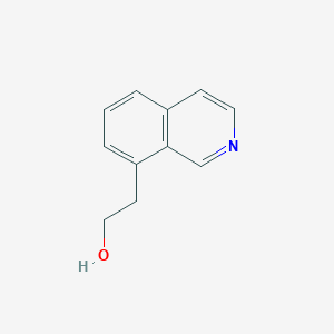 molecular formula C11H11NO B13076485 2-(Isoquinolin-8-YL)ethan-1-OL 