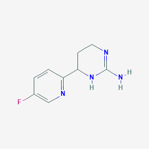 6-(5-Fluoropyridin-2-yl)-1,4,5,6-tetrahydropyrimidin-2-amine