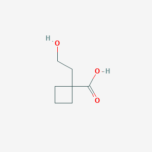 1-(2-Hydroxyethyl)cyclobutane-1-carboxylic acid