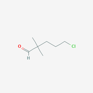 5-Chloro-2,2-dimethylpentanal