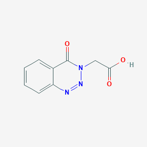 (4-oxo-1,2,3-benzotriazin-3(4H)-yl)acetic acid