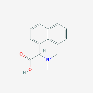 2-(Dimethylamino)-2-(naphthalen-1-yl)acetic acid