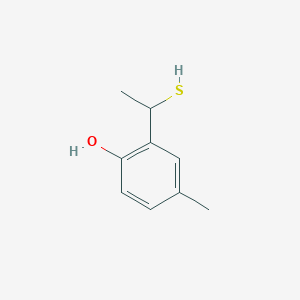 4-Methyl-2-(1-sulfanylethyl)phenol