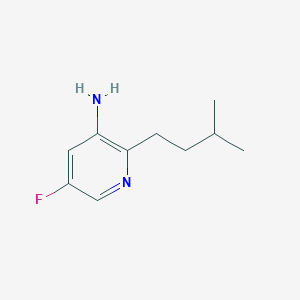 5-Fluoro-2-(3-methylbutyl)pyridin-3-amine