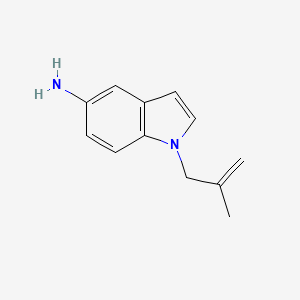 1-(2-Methylprop-2-EN-1-YL)-1H-indol-5-amine