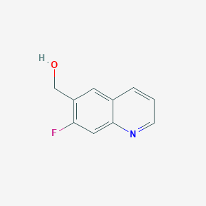 molecular formula C10H8FNO B13076823 (7-Fluoroquinolin-6-yl)methanol 