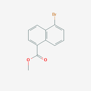 molecular formula C12H9BrO2 B1307683 5-溴-1-萘甲酸甲酯 CAS No. 59866-97-6