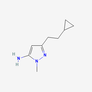 3-(2-Cyclopropylethyl)-1-methyl-1H-pyrazol-5-amine