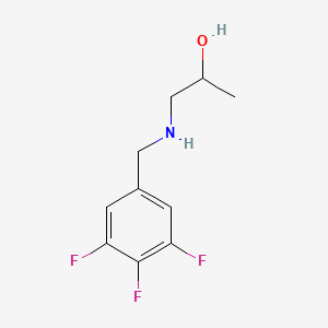 1-{[(3,4,5-Trifluorophenyl)methyl]amino}propan-2-ol