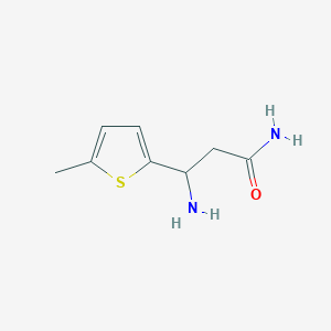 3-Amino-3-(5-methylthiophen-2-yl)propanamide