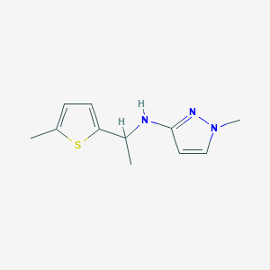 1-Methyl-N-[1-(5-methylthiophen-2-yl)ethyl]-1H-pyrazol-3-amine