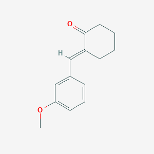 (2E)-2-[(3-methoxyphenyl)methylidene]cyclohexan-1-one